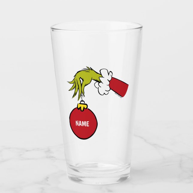 Grinch | Personligt Namn Glaskopp (Framsida)