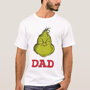 Grinch röd och grön snöflinga födelsedag t shirt