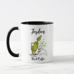 Grinch Rolig Behöver Kaffe Anpassad Mugg