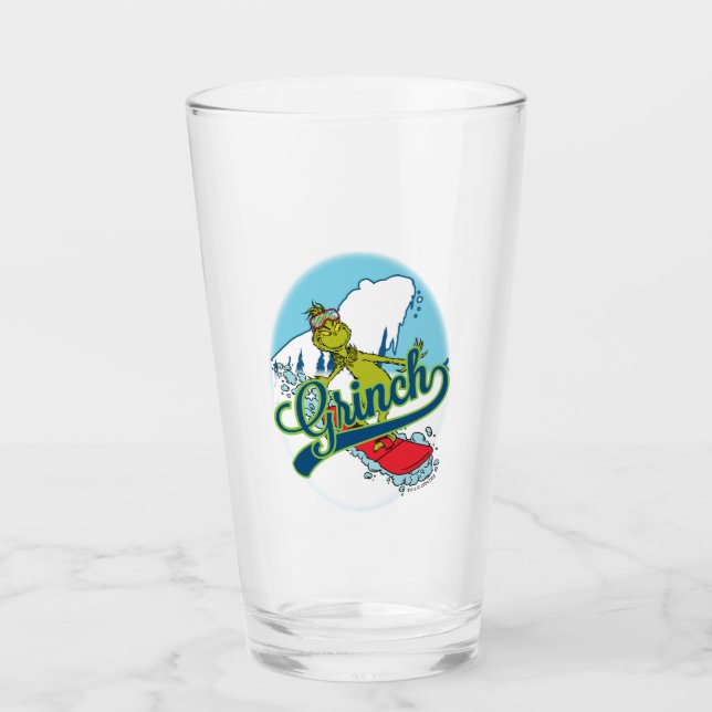 Grinch Snowboardåkning Glaskopp (Framsida)