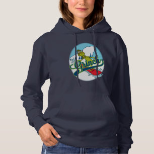 Grinch Snowboarding T Shirt