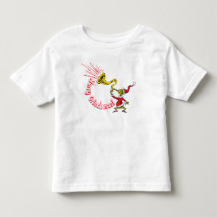 Grinch som blåser i den glada Grinchmas-hornen T Shirt