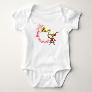 Grinch som blåser i den glada Grinchmas-hornen T Shirt