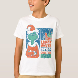Grinch Stoppa julen Vintage-grafik T Shirt