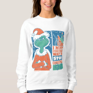 Grinch Stoppa julen Vintage-grafik T Shirt