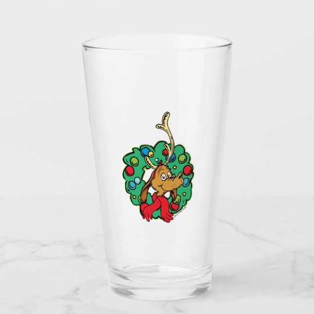 Grinch | Stor julkrans Glaskopp (Framsida)