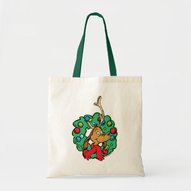 Grinch | Stor julkrans Tygkasse (Framsidan)