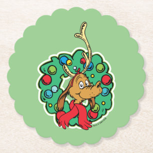 Grinch Stor julkrans Underlägg Papper
