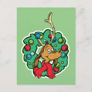 Grinch Stor julkrans Vykort