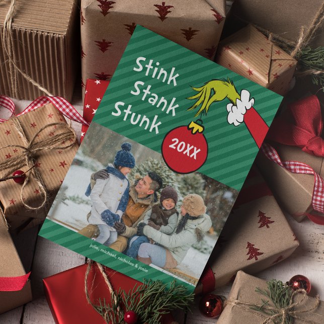 Grinch | Strecksats för linje Julkort (Skapare uppladdad)