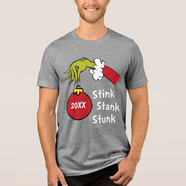 Grinch | Strecksats för linje T Shirt (Framsida)