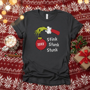Grinch   Strecksats för linje T Shirt