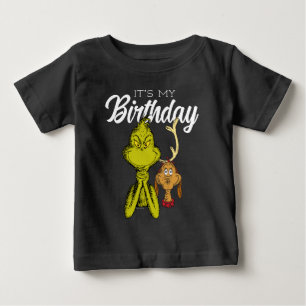 Grinch Svarta Tavlan Det Är Min Födelsedag T Shirt