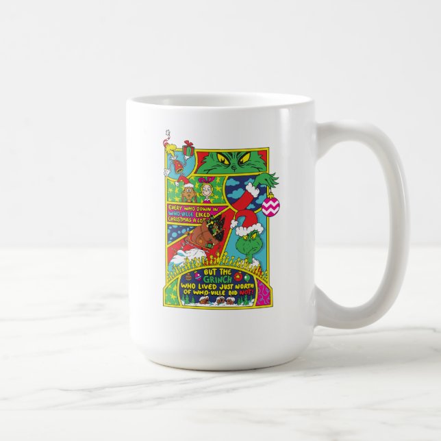 Grinch | Tecknad grafik Kaffemugg (Höger)