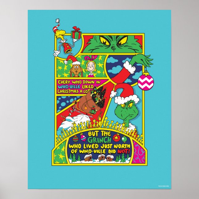 Grinch | Tecknad grafik Poster (Framsidan)