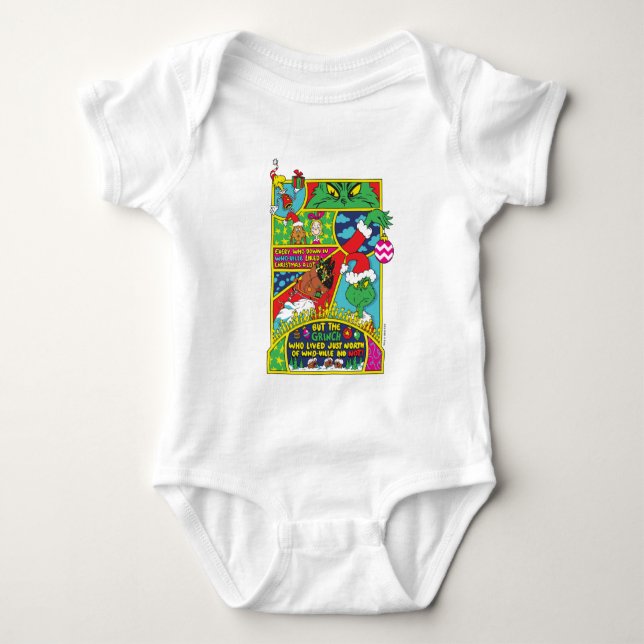 Grinch | Tecknad grafik T Shirt (Framsida)