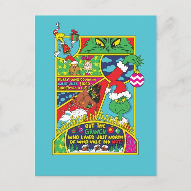 Grinch | Tecknad serie Vykort (Framsida)