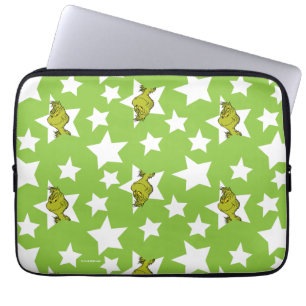 Grinch Tittar Stjärnmönster Laptop Fodral