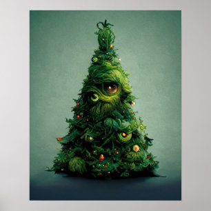 Grinch Träd Poster