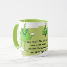 Grinch Vibes Coffee Mugg - perfekt lekande sips