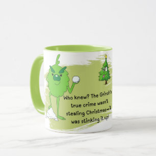 Grinch Vibes Coffee Mugg - perfekt lekande sips