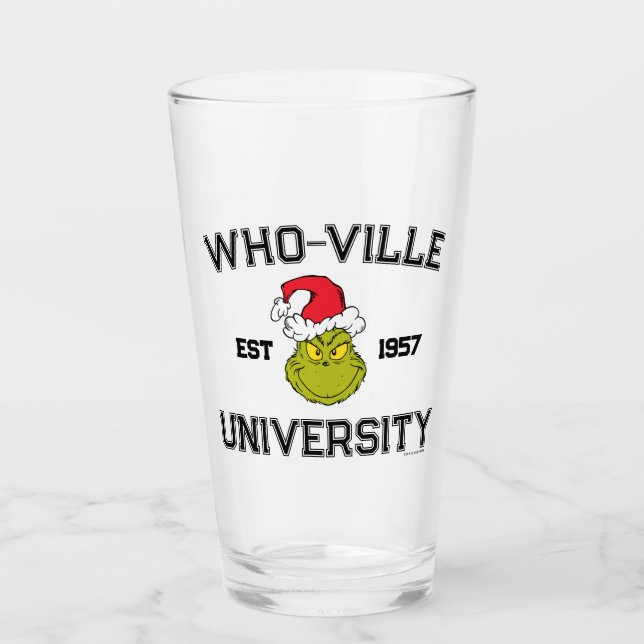 Grinch | WHO-ville Universiteten Est 1957 Glaskopp (Framsida)