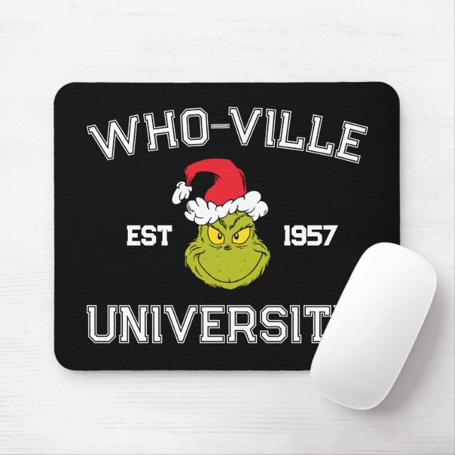 Grinch | WHO-ville Universiteten Est 1957 Musmatta (Med mus)