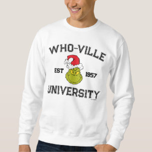 Grinch Who-ville Universitetet Est 1957 Lång Ärmad Tröja