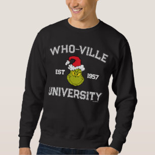 Grinch Who-ville Universitetet Etabl 1957 Lång Ärmad Tröja