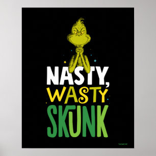 Grinchen Äckliga Dräggiga Skunknosen Poster