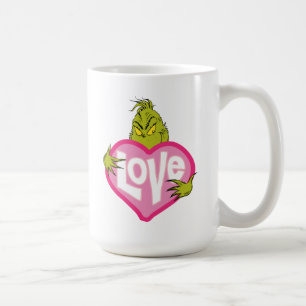 Grinchen Kärlek Rosa Hjärta Kaffemugg