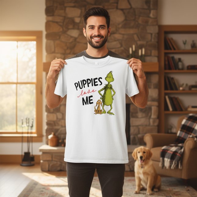 Grinchen och Max | Valpar älskar mig T-shirt (Skapare uppladdad)