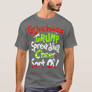 Grinchmas-gropen som sprider Cheer-typ T Shirt