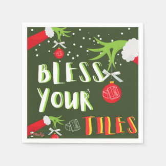 GRINCHY Mahjong Bless Your Tiles Napkins Pappersservett