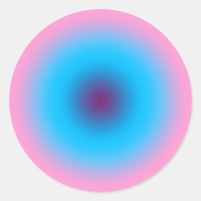 Grind av himlens övertoning runt klistermärke (Framsida)