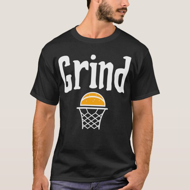 Grind Basketball T Shirt (Framsida)