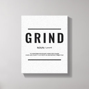 Grind Definition Motiveringsoffert Canvastryck