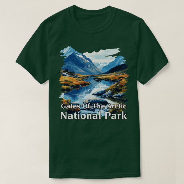Grind i Arktis nationalpark Alaska TShirt 3 T Shirt (Design framsida)