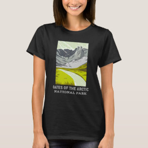 Grind i Arktis nationalpark Camping Hiking O T Shirt