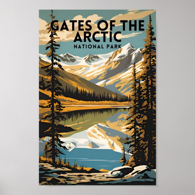 Grind i Arktis nationalpark Poster (Framsidan)