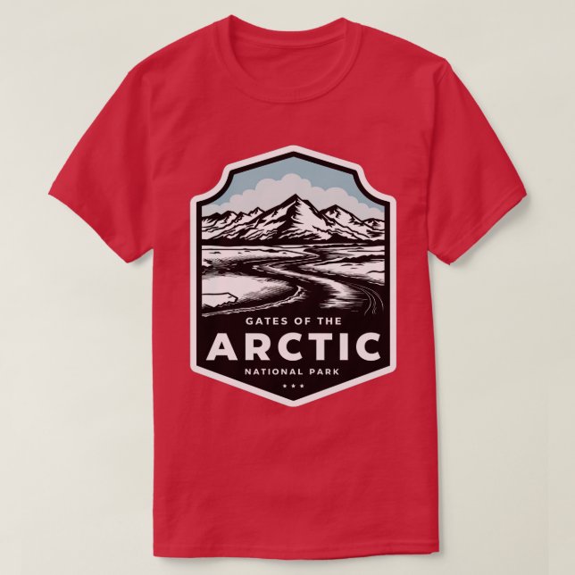 Grind i Arktis nationalpark TShirt 1 T Shirt (Design framsida)
