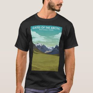 Grind i Arktiska nationalparkens reseaffisch T Shirt