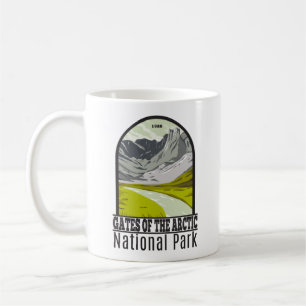 Grind i den arktiska nationalparken Alaska-Vintage Kaffemugg