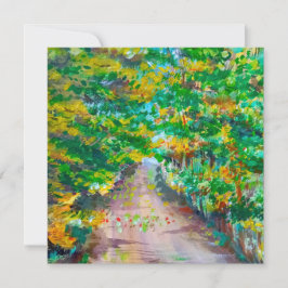 Grind i höstlandskapet i kärlek