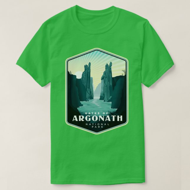 Grind i nationalparken Argonath T Shirt (Design framsida)