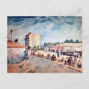 Grind i Paris Rampart av Vincent van Gogh Vykort