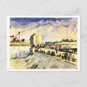 Grind i Paris Rampart, Vincent van Gogh Vykort