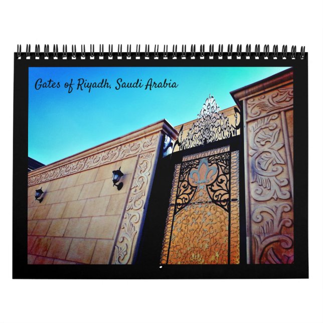 Grind i Riyadh, Saudiarabien Kalender (Omslag)