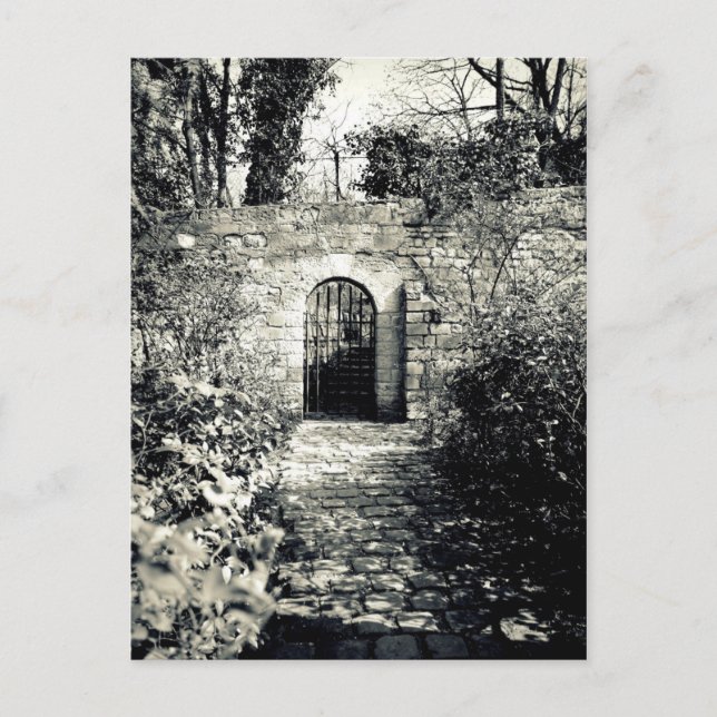 Grind i väggen vykort (Framsida)