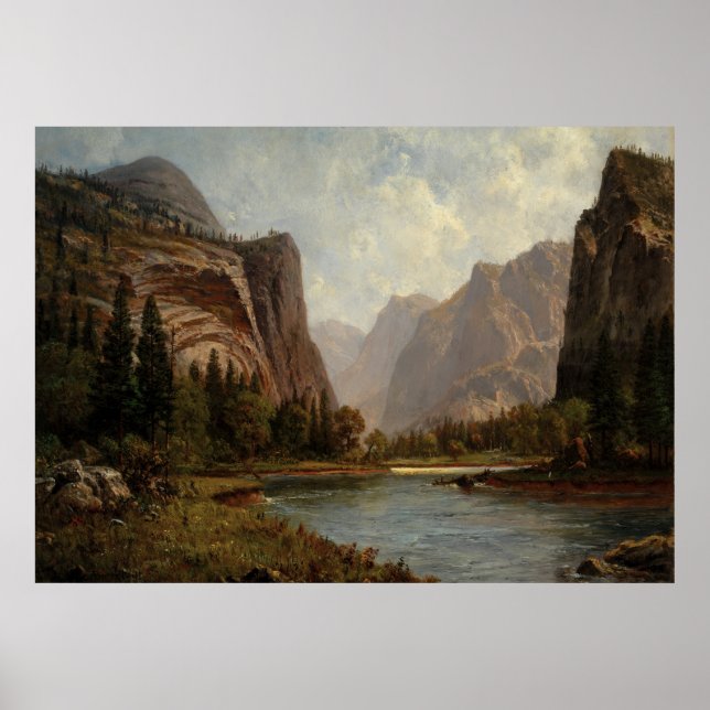 Grind i Yosemite - Albert Bierstadt Poster (Framsidan)